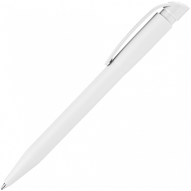 Ручка шариковая S45 ST, белая с логотипом в Екатеринбурге заказать по выгодной цене в кибермаркете AvroraStore