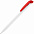 Ручка шариковая Favorite, белая с зеленым с логотипом в Екатеринбурге заказать по выгодной цене в кибермаркете AvroraStore