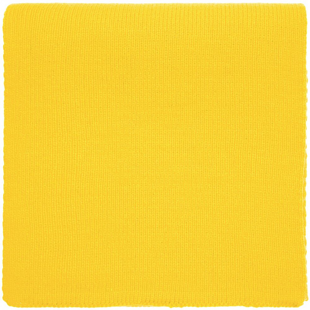 Шарф Urban Flow, желтый с логотипом в Екатеринбурге заказать по выгодной цене в кибермаркете AvroraStore