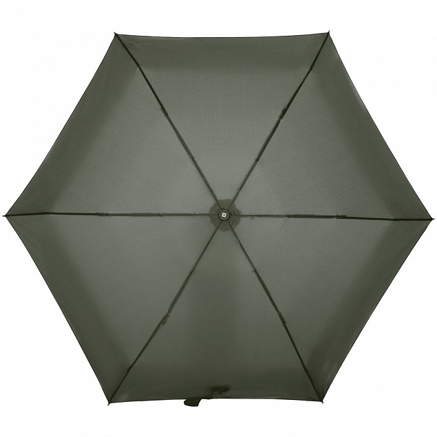 Зонт складной Minipli Colori S, зеленый (оливковый) с логотипом в Екатеринбурге заказать по выгодной цене в кибермаркете AvroraStore