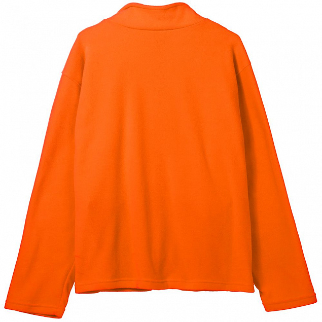 Куртка флисовая унисекс Manakin, оранжевая с логотипом в Екатеринбурге заказать по выгодной цене в кибермаркете AvroraStore