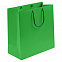 Пакет бумажный Porta, большой, зеленый с логотипом в Екатеринбурге заказать по выгодной цене в кибермаркете AvroraStore