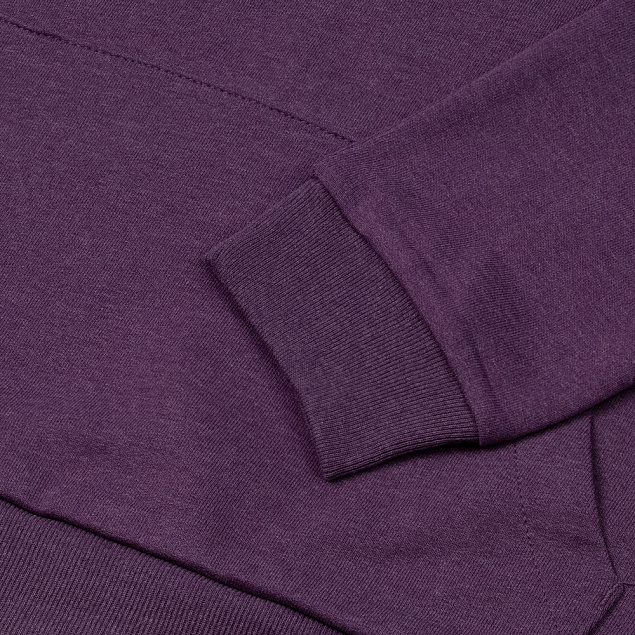 Толстовка с капюшоном унисекс Hoodie, фиолетовый меланж с логотипом в Екатеринбурге заказать по выгодной цене в кибермаркете AvroraStore