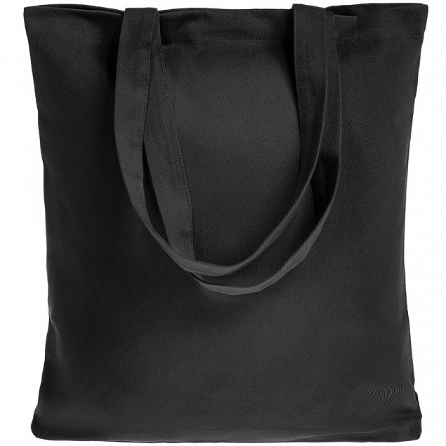 Холщовая сумка Avoska, черная с логотипом в Екатеринбурге заказать по выгодной цене в кибермаркете AvroraStore