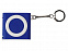 Брелок-рулетка с фонариком. 1 м., синий/белый с логотипом в Екатеринбурге заказать по выгодной цене в кибермаркете AvroraStore