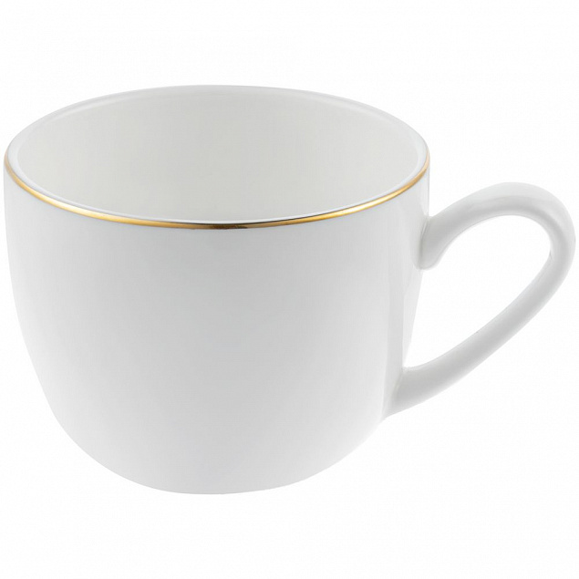 Кофейная пара Mansion Select, белая с золотистой отводкой с логотипом в Екатеринбурге заказать по выгодной цене в кибермаркете AvroraStore