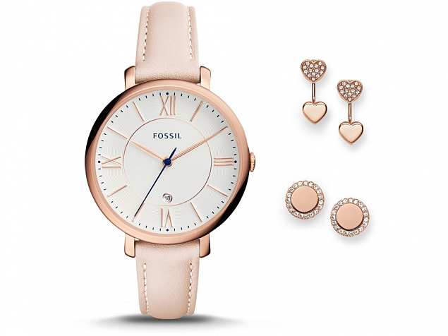 Подарочный набор: часы наручные женские, пусеты с логотипом в Екатеринбурге заказать по выгодной цене в кибермаркете AvroraStore