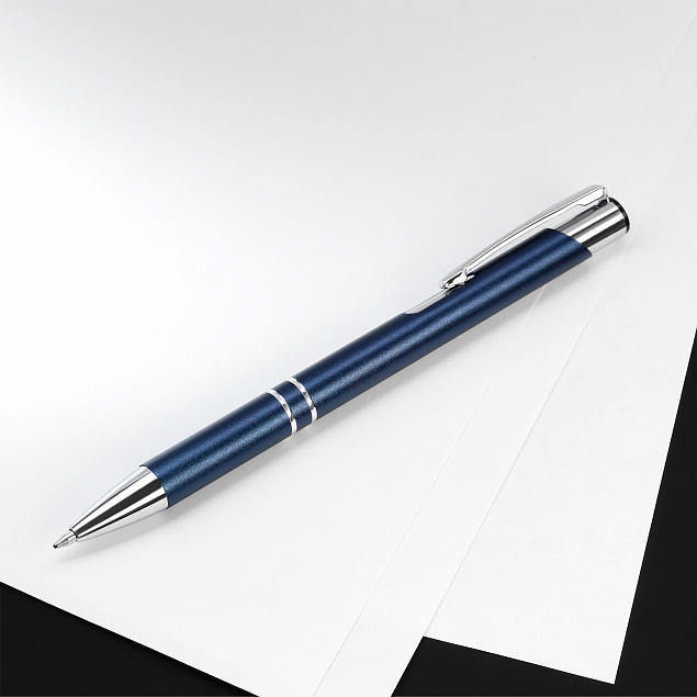 Шариковая ручка Alpha Neo, синяя с логотипом в Екатеринбурге заказать по выгодной цене в кибермаркете AvroraStore