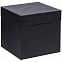 Коробка Cube M, черная с логотипом в Екатеринбурге заказать по выгодной цене в кибермаркете AvroraStore