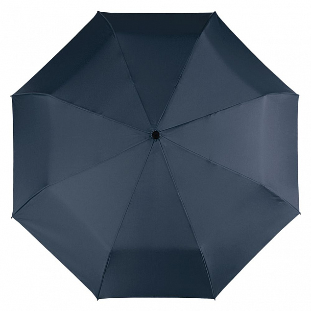 Складной зонт Magic с проявляющимся рисунком, темно-синий с логотипом в Екатеринбурге заказать по выгодной цене в кибермаркете AvroraStore