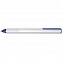 Ручка шариковая PF One, серебристая с синим с логотипом в Екатеринбурге заказать по выгодной цене в кибермаркете AvroraStore