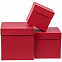 Коробка Cube M, красная с логотипом в Екатеринбурге заказать по выгодной цене в кибермаркете AvroraStore