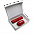 Набор Hot Box E grey (красный) с логотипом в Екатеринбурге заказать по выгодной цене в кибермаркете AvroraStore