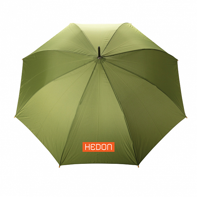 Плотный зонт Impact из RPET AWARE™ с автоматическим открыванием, d120 см с логотипом в Екатеринбурге заказать по выгодной цене в кибермаркете AvroraStore
