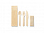 Набор деревянных столовых приборов «SUYA» с логотипом в Екатеринбурге заказать по выгодной цене в кибермаркете AvroraStore