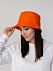 Панама Sunshade, оранжевая с логотипом в Екатеринбурге заказать по выгодной цене в кибермаркете AvroraStore