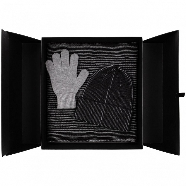 Коробка Wingbox, черная с логотипом в Екатеринбурге заказать по выгодной цене в кибермаркете AvroraStore