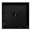 Часы настенные стеклянные Hard Work Black с логотипом в Екатеринбурге заказать по выгодной цене в кибермаркете AvroraStore
