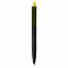 Черная ручка X3 Smooth Touch, желтый с логотипом в Екатеринбурге заказать по выгодной цене в кибермаркете AvroraStore