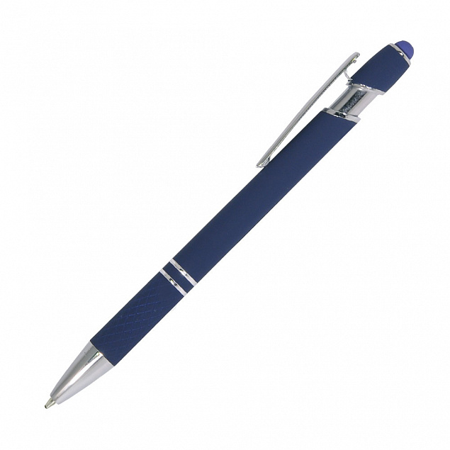 Шариковая ручка Comet, синяя с логотипом в Екатеринбурге заказать по выгодной цене в кибермаркете AvroraStore