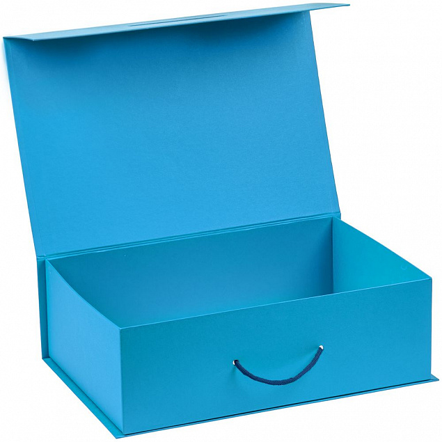 Коробка Big Case, голубая с логотипом в Екатеринбурге заказать по выгодной цене в кибермаркете AvroraStore