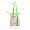 Шоппер Superbag с ремувкой 4sb (неокрашенный с салатовым) с логотипом в Екатеринбурге заказать по выгодной цене в кибермаркете AvroraStore