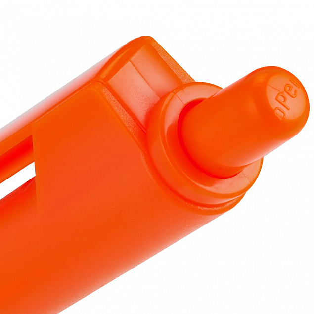 Ручка шариковая Hint, оранжевая с логотипом в Екатеринбурге заказать по выгодной цене в кибермаркете AvroraStore