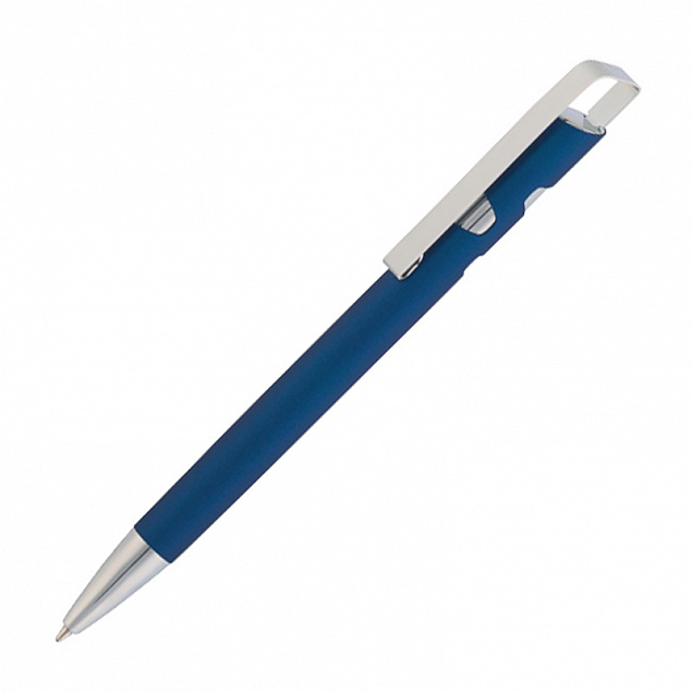 Ручка шариковая "Arni", синий металлик с логотипом в Екатеринбурге заказать по выгодной цене в кибермаркете AvroraStore
