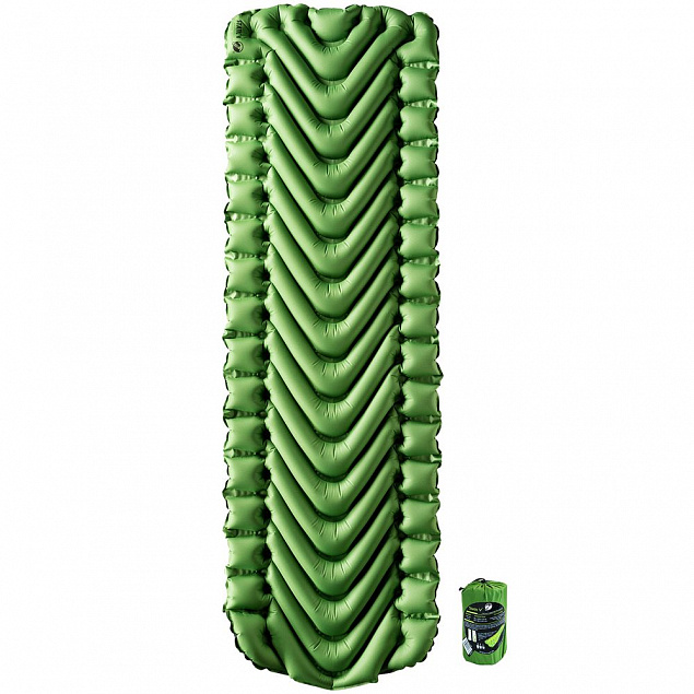 Надувной коврик Static V Recon, зеленый с логотипом в Екатеринбурге заказать по выгодной цене в кибермаркете AvroraStore