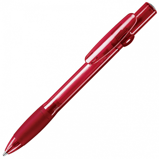 ALLEGRA LX, ручка шариковая с грипом, прозрачный красный, пластик с логотипом в Екатеринбурге заказать по выгодной цене в кибермаркете AvroraStore