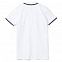 Рубашка поло женская Practice women 270, белая с темно-синим с логотипом в Екатеринбурге заказать по выгодной цене в кибермаркете AvroraStore