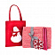 Набор подарочный NEWSPIRIT: сумка, свечи, плед, украшение, красный с логотипом в Екатеринбурге заказать по выгодной цене в кибермаркете AvroraStore