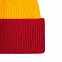 Шапка Snappy, желтая с красным с логотипом в Екатеринбурге заказать по выгодной цене в кибермаркете AvroraStore