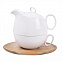 Набор  "Мила": чайник и чайная пара с логотипом в Екатеринбурге заказать по выгодной цене в кибермаркете AvroraStore