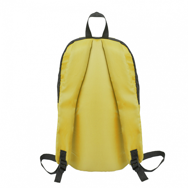 Рюкзак Rush, жёлтый, 40 x 24 см, 100% полиэстер 600D с логотипом в Екатеринбурге заказать по выгодной цене в кибермаркете AvroraStore