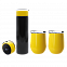 Набор Hot Box Duo C2B grey (черный с желтым) с логотипом в Екатеринбурге заказать по выгодной цене в кибермаркете AvroraStore