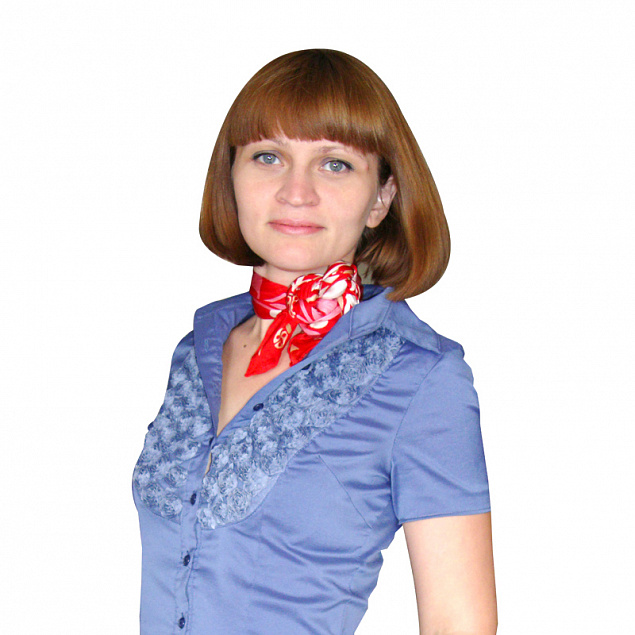 Платок шейный Fairy Garden Red с логотипом в Екатеринбурге заказать по выгодной цене в кибермаркете AvroraStore
