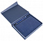 Коробка Duo под ежедневник и ручку, синяя с логотипом в Екатеринбурге заказать по выгодной цене в кибермаркете AvroraStore