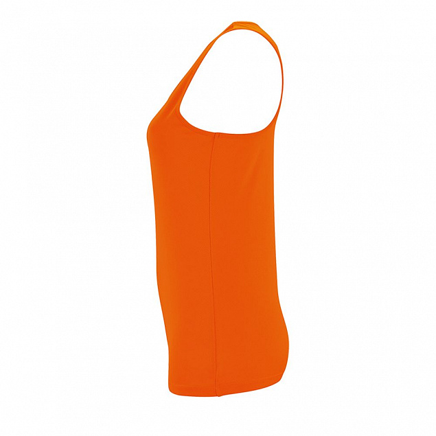 Майка женская Sporty TT Women, оранжевый неон с логотипом в Екатеринбурге заказать по выгодной цене в кибермаркете AvroraStore
