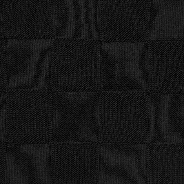 Плед Cella вязаный, 160*90 см, черный (без подарочной коробки) с логотипом в Екатеринбурге заказать по выгодной цене в кибермаркете AvroraStore