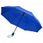Зонт складной AOC, синий с логотипом в Екатеринбурге заказать по выгодной цене в кибермаркете AvroraStore