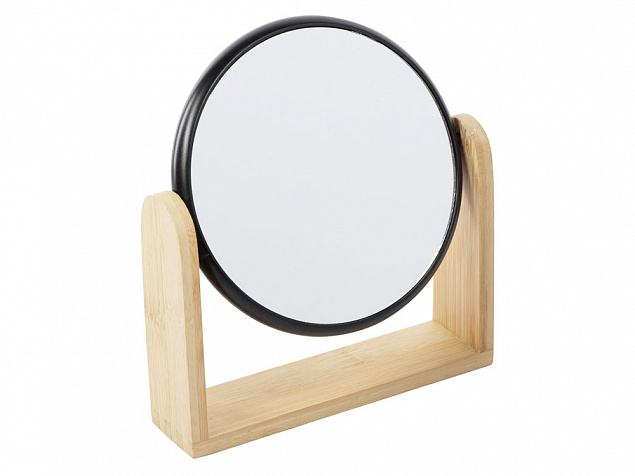 Зеркало из бамбука «Black Mirror» с логотипом в Екатеринбурге заказать по выгодной цене в кибермаркете AvroraStore