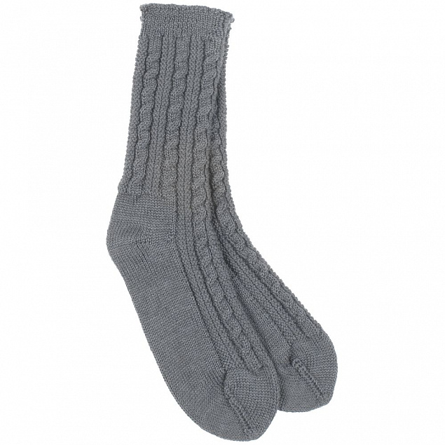 Носки Keep Feet, серые с логотипом в Екатеринбурге заказать по выгодной цене в кибермаркете AvroraStore