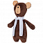 Игрушка Beastie Toys, мишка с белым шарфом с логотипом в Екатеринбурге заказать по выгодной цене в кибермаркете AvroraStore