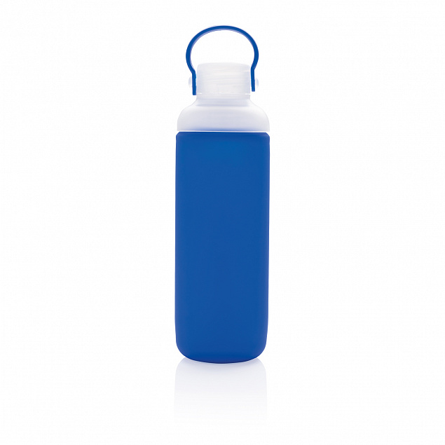 Стеклянная бутылка в силиконовом чехле с логотипом в Екатеринбурге заказать по выгодной цене в кибермаркете AvroraStore