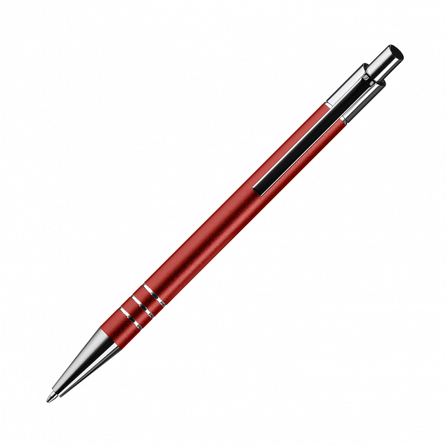 Шариковая ручка City, красная с логотипом в Екатеринбурге заказать по выгодной цене в кибермаркете AvroraStore