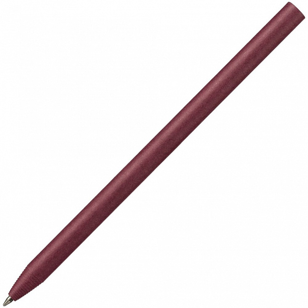 Ручка шариковая Carton Plus, бордовая с логотипом в Екатеринбурге заказать по выгодной цене в кибермаркете AvroraStore