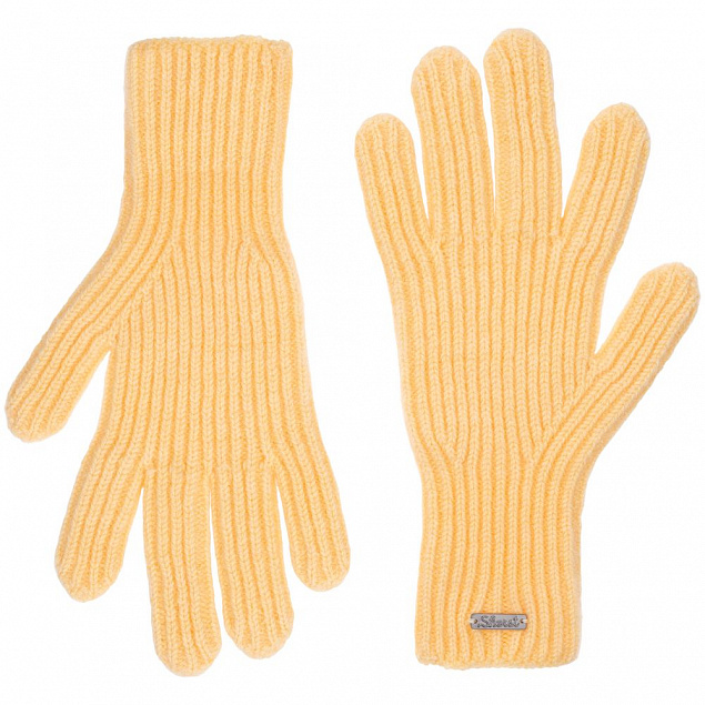 Перчатки Bernard, желтые с логотипом в Екатеринбурге заказать по выгодной цене в кибермаркете AvroraStore