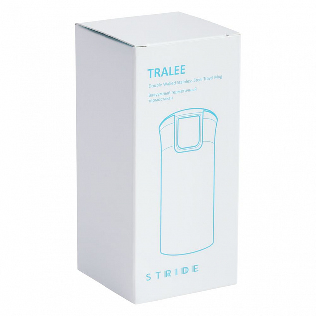 Термостакан Tralee, бирюзовый с логотипом в Екатеринбурге заказать по выгодной цене в кибермаркете AvroraStore