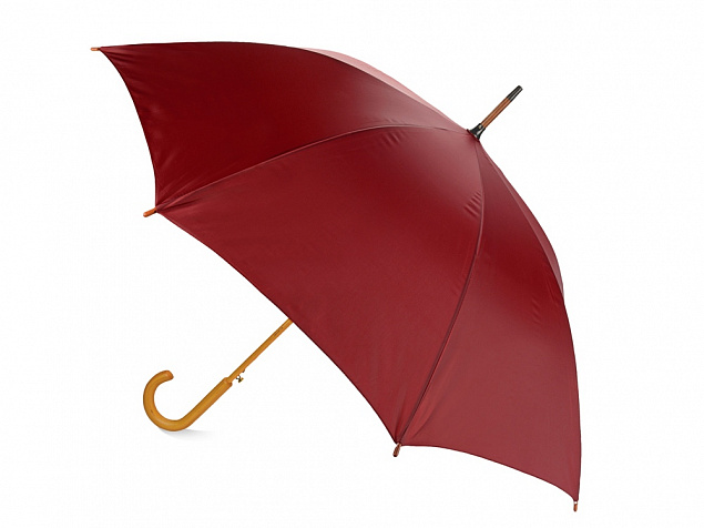 Зонт-трость Радуга, бордовый с логотипом в Екатеринбурге заказать по выгодной цене в кибермаркете AvroraStore